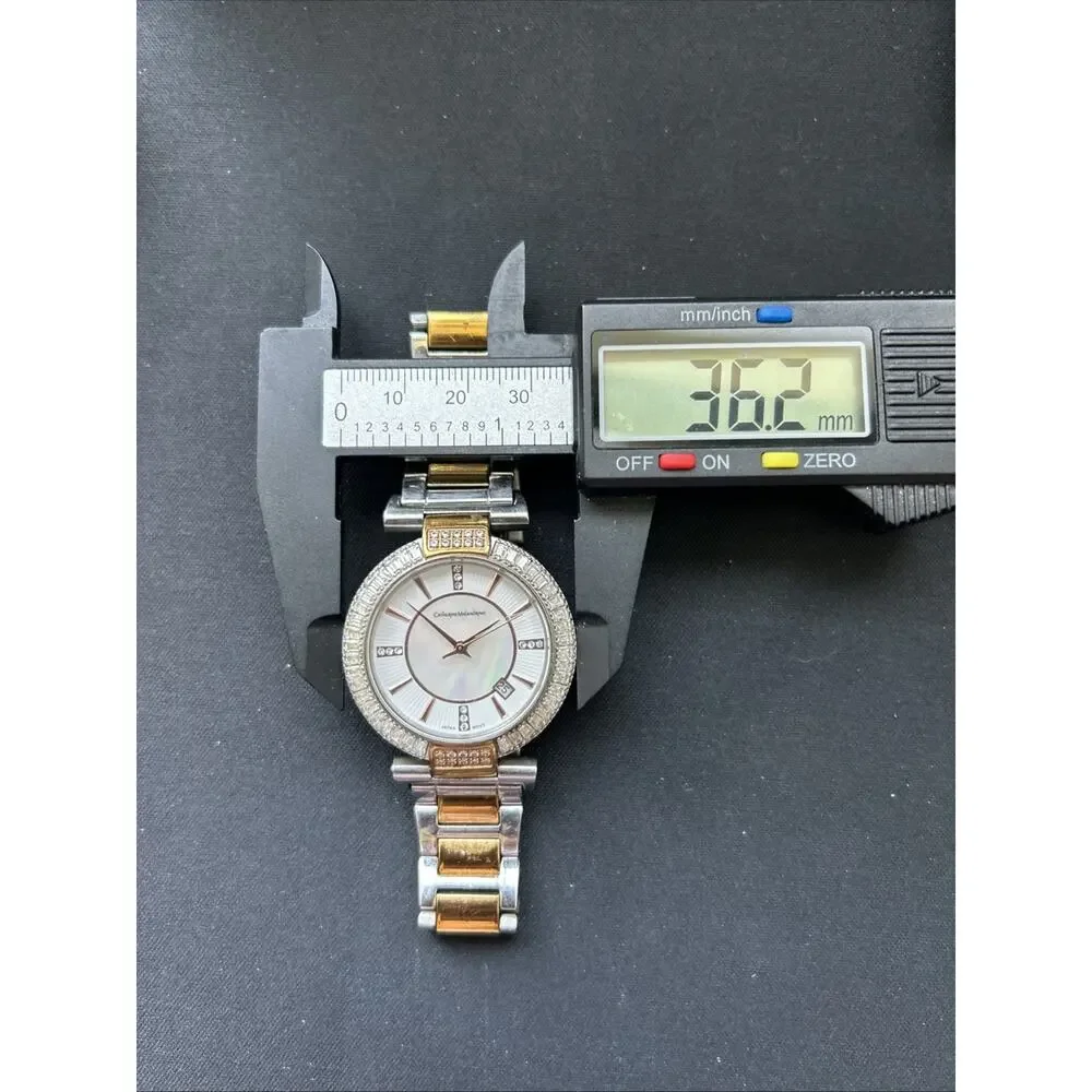 Catherine Malandrino Silver And Rose Gold Tone Women’s Quartz Watch